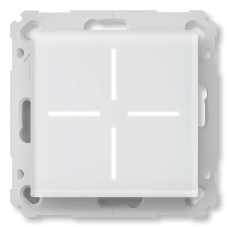 HomeMatic Pulsante Intelligente in Vetro HmIP-WGS Bianco - Controllo Fino a 5 Dispositivi
