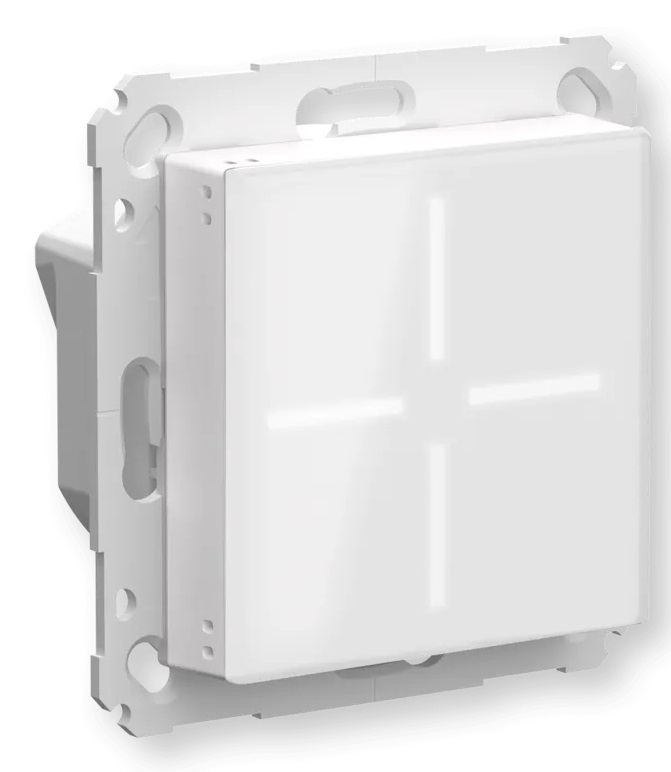 HomeMatic Pulsante Intelligente in Vetro HmIP-WGS Bianco - Controllo Fino a 5 Dispositivi