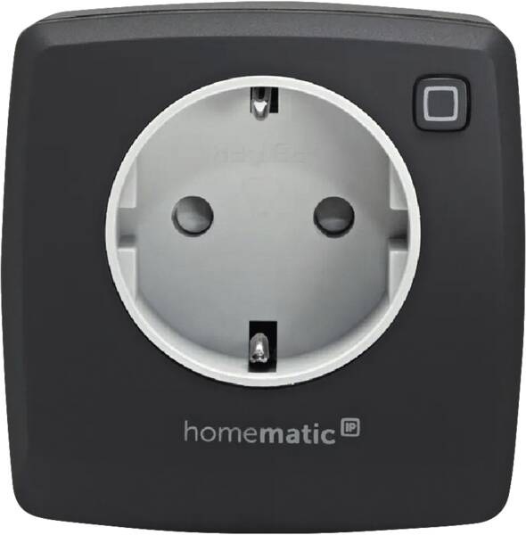Homematic IP Smart Home 161599A0 - Presa di controllo digitale con app, Alexa e Google Assistant, risparmio energetico e misurazione consumo
