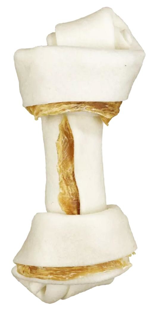 8in1 Delights Osso di Pollo per Cani Medium - Snack Masticabile con Pelle di Manzo e Petto di Pollo, 65 g