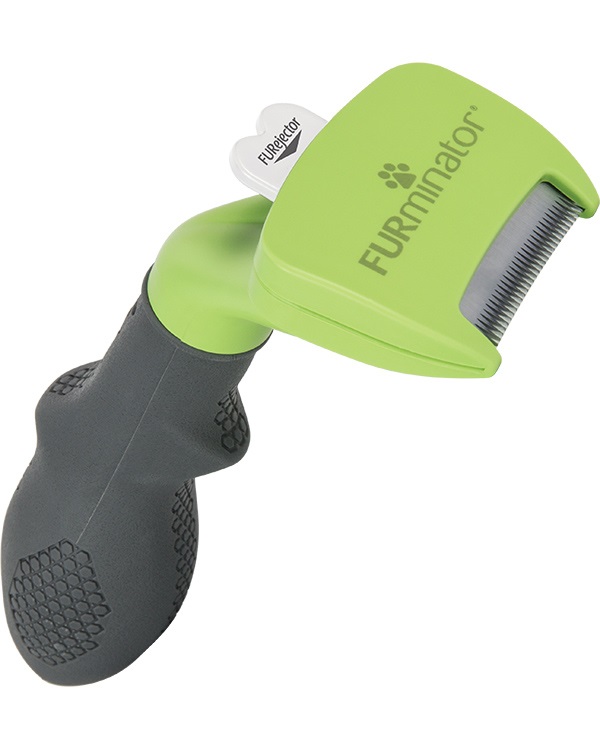 FURminator Strumento di Deshedding per Cani a Pelo Corto - Taglia S, Setole in Acciaio Inossidabile, Riduce Spargimento Fino al 90%