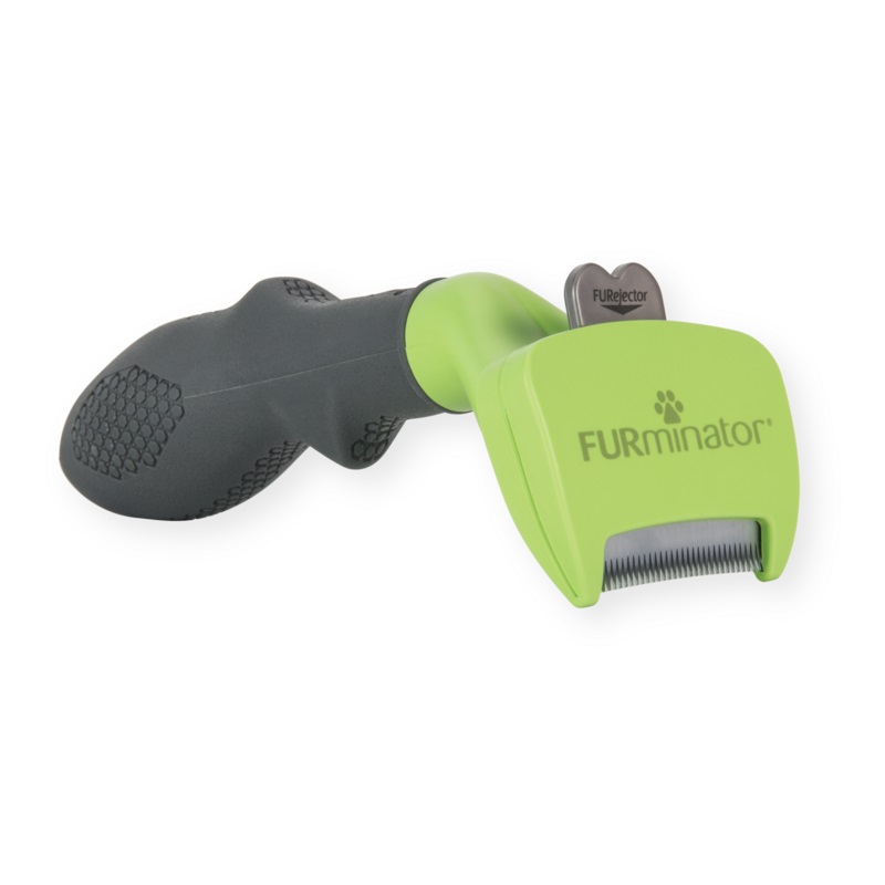 FURminator Strumento di Deshedding per Cani Piccoli a Pelo Lungo - Taglia S, Setole in Acciaio Inossidabile, Riduce Spargimento fino al 90%