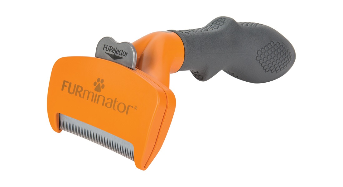 FURminator Strumento di Deshedding per Cani Medi a Pelo Lungo - Taglia M con Setole in Acciaio Inossidabile