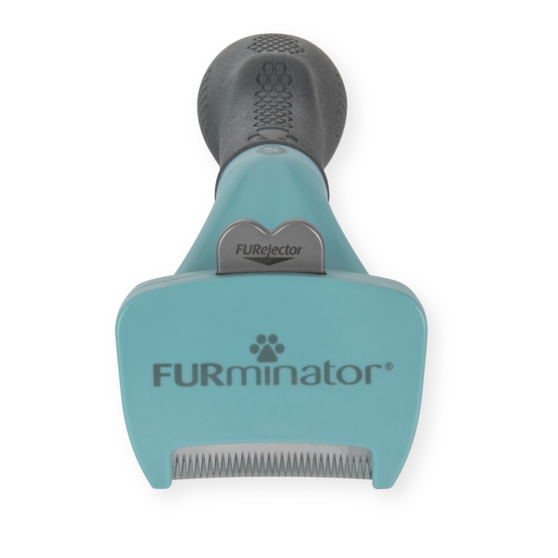 FURminator Strumento deShedding per Gatti a Pelo Lungo - Taglia S, Acciaio Inossidabile, Riduce Spargimento fino al 99%