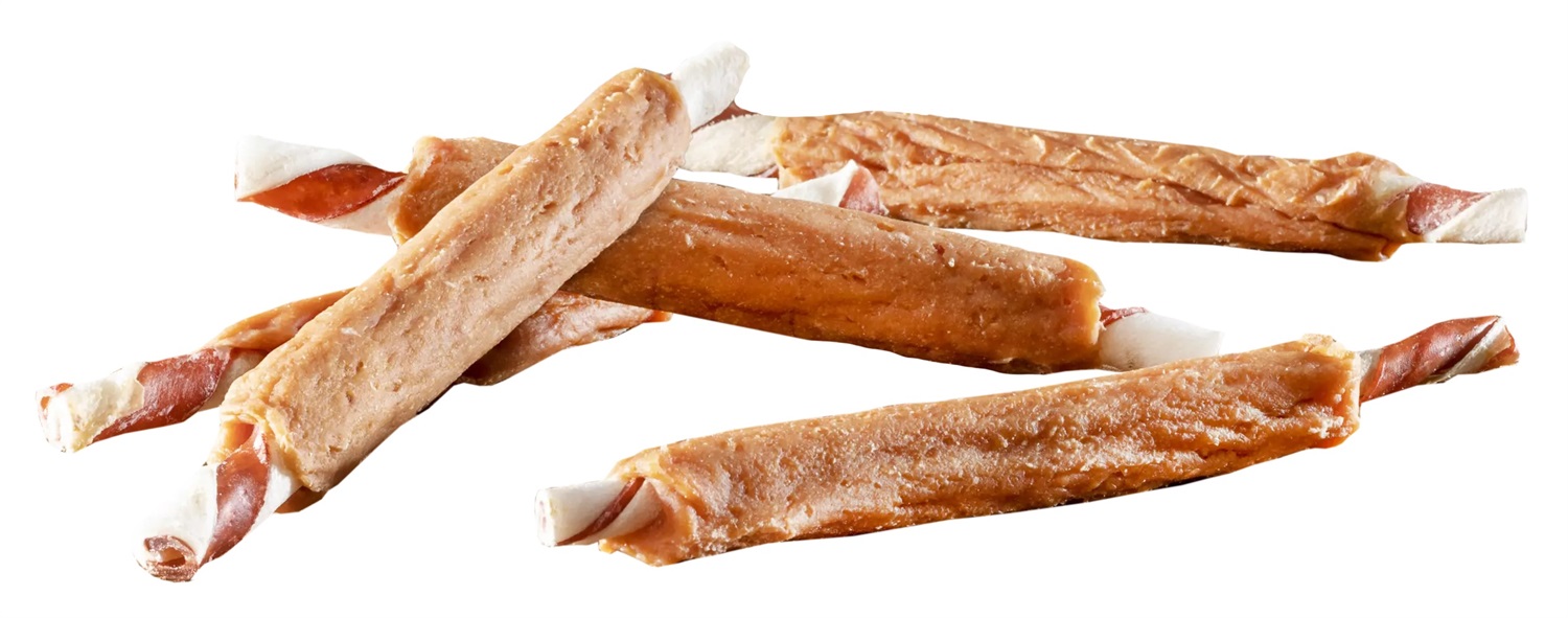 8in1 Triple Flavour Ribs - Snack per Cani a Triplo Sapore (Pelle di Maiale, Pelle di Manzo, Petto di Pollo) - Costolette Masticabili da 113 g (6 pz)