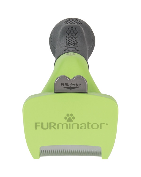 FURminator Attrezzo per Pettinare il Sottopelo per Cani a Pelo Lungo - Taglia Small, Riduzione Spargimento Pelo 99%, Bordi in Acciaio