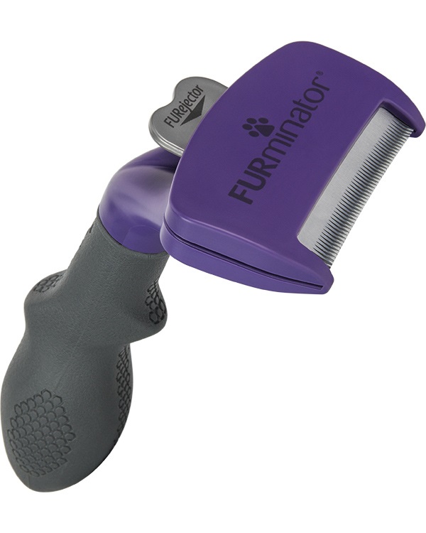 FURminator Undercoat deShedding Pettine e Spazzola per Gatti a Pelo Lungo - Rimuove Sottopelo e Riduce Spargimento fino al 99%