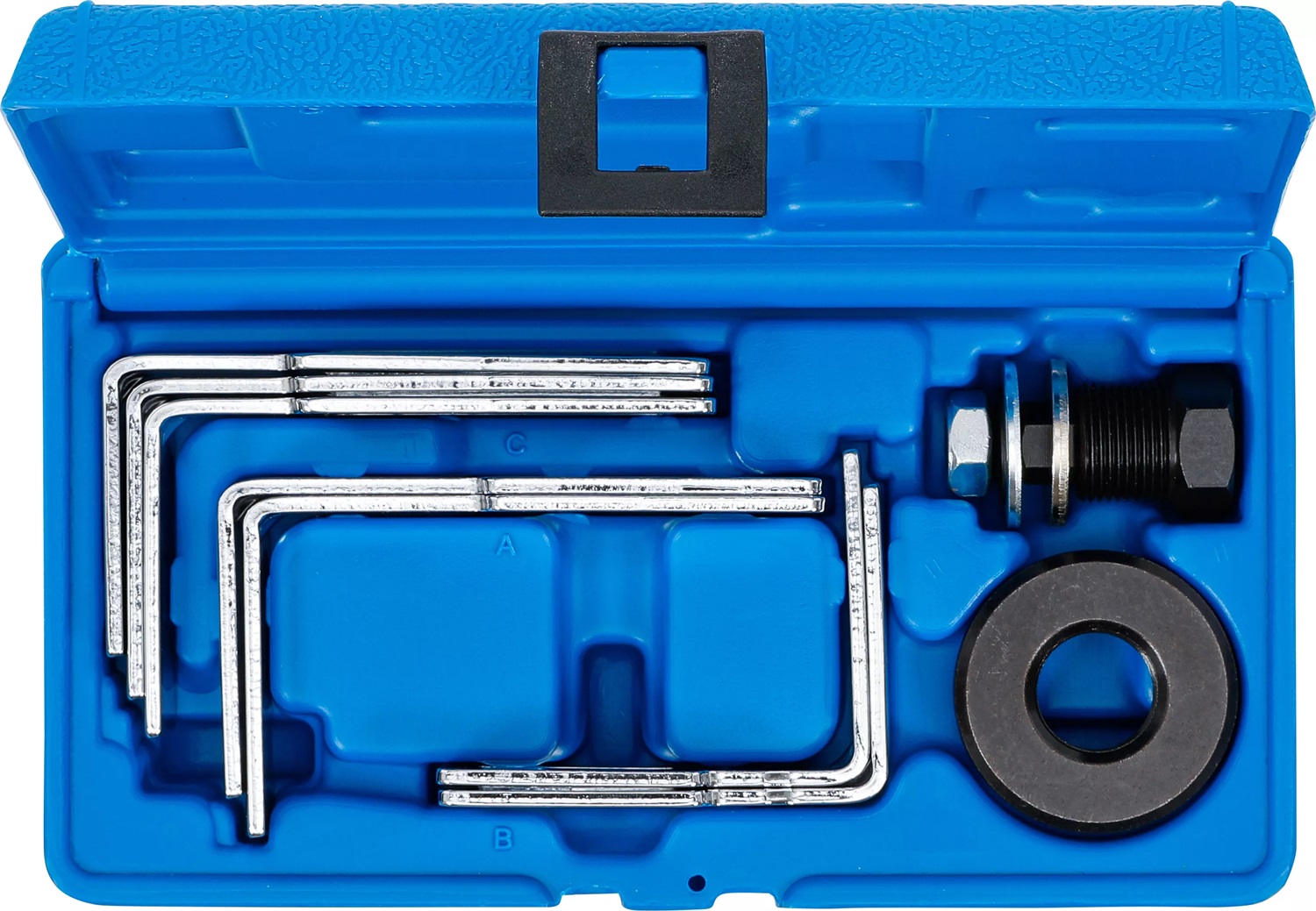 BGS 8355 - Set di chiavi per sonda livello carburante con 5 coppie di bracci di presa