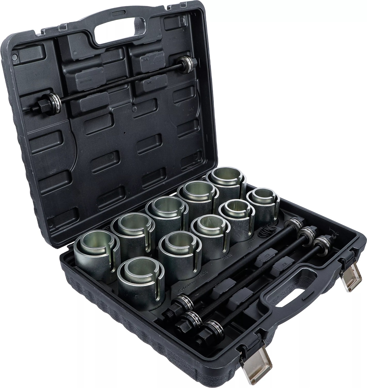 BGS Set di Ghiere a Tiranti per Cuscinetti - 24 Pezzi con 4 Alberini, Universale per Auto