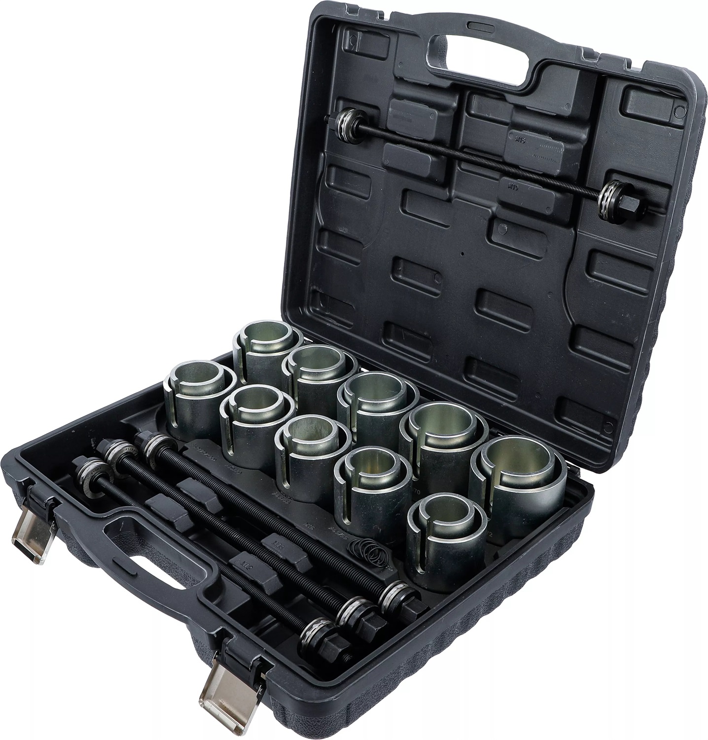 BGS Set di Ghiere a Tiranti per Cuscinetti - 24 Pezzi con 4 Alberini, Universale per Auto