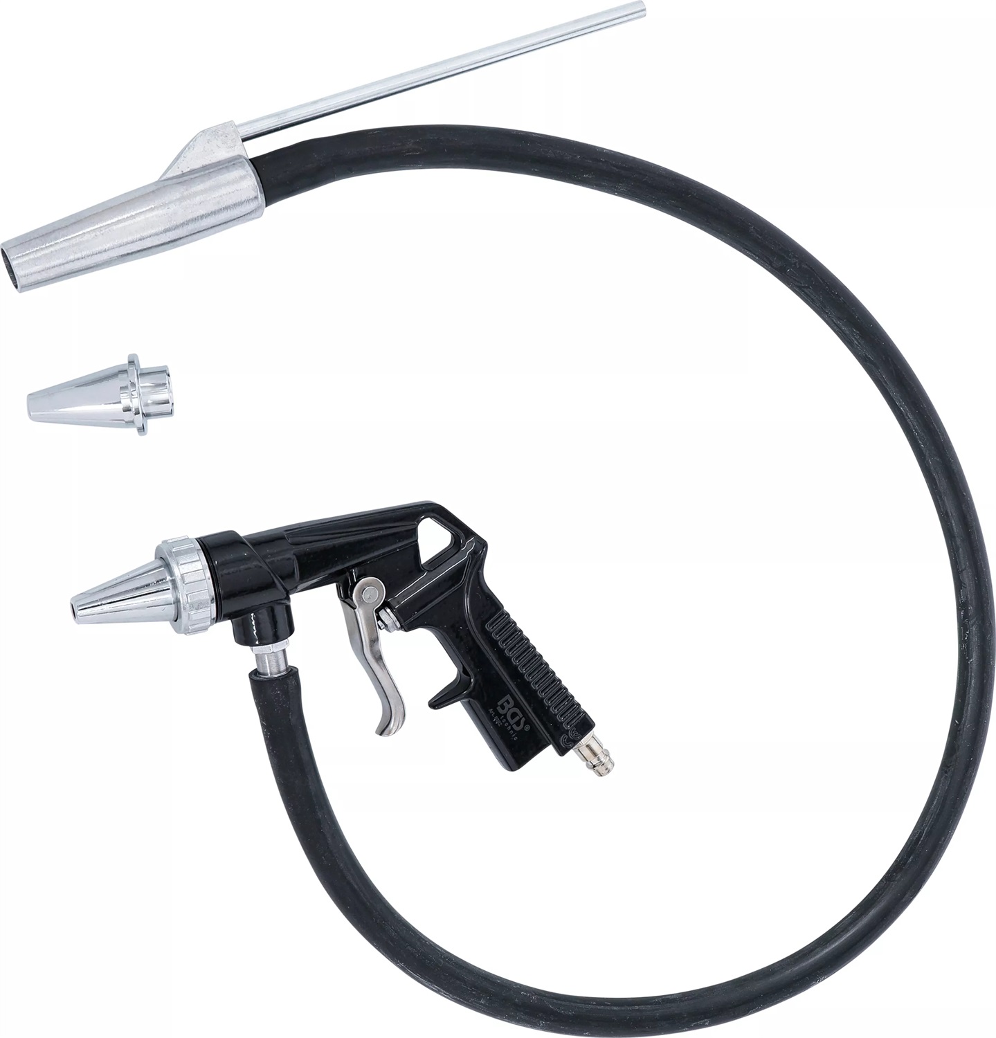 BGS 8382 - Pistola per Sabbiatura Pneumatica con Tubo di Aspirazione da 100 cm e Ugello di Ricambio