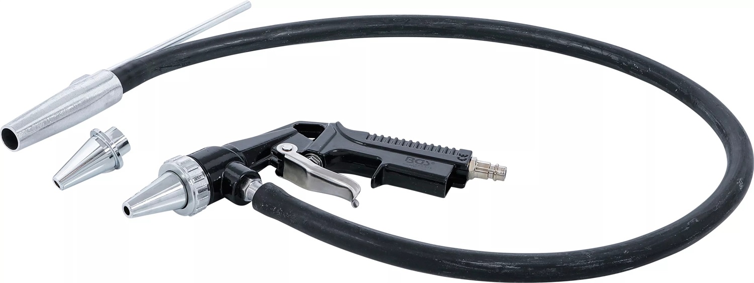 BGS 8382 - Pistola per Sabbiatura Pneumatica con Tubo di Aspirazione da 100 cm e Ugello di Ricambio