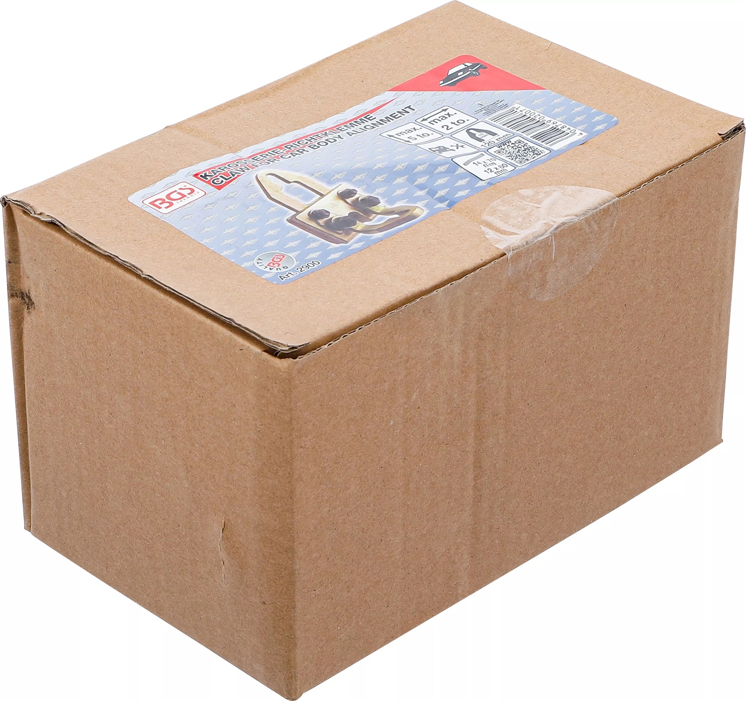 BGS 2900 Morsetto per Centraggio Carrozzeria 120 mm - Due Direzioni di Trazione, Max 5 t