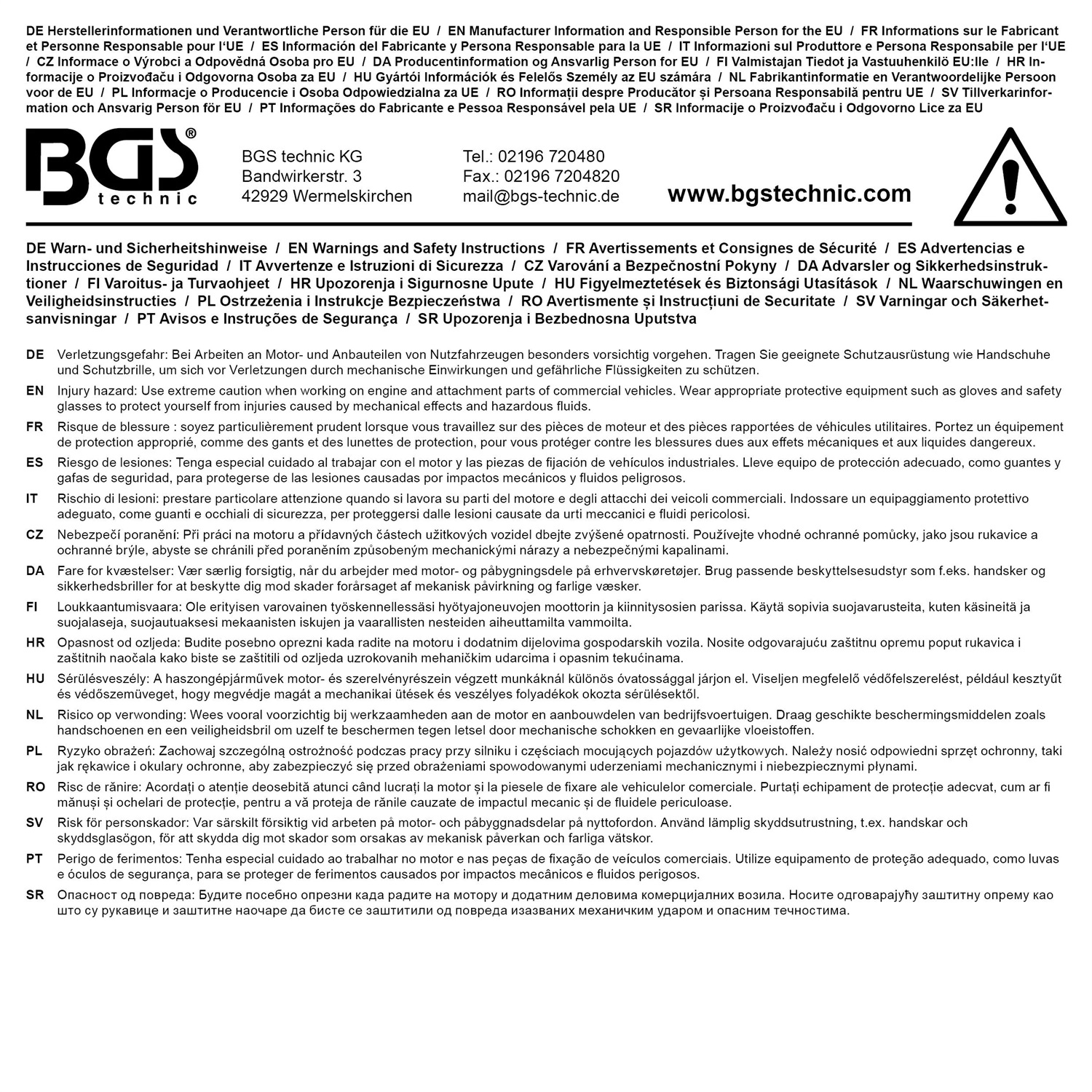 BGS technic Cooler Adaptor for BGS 8514
