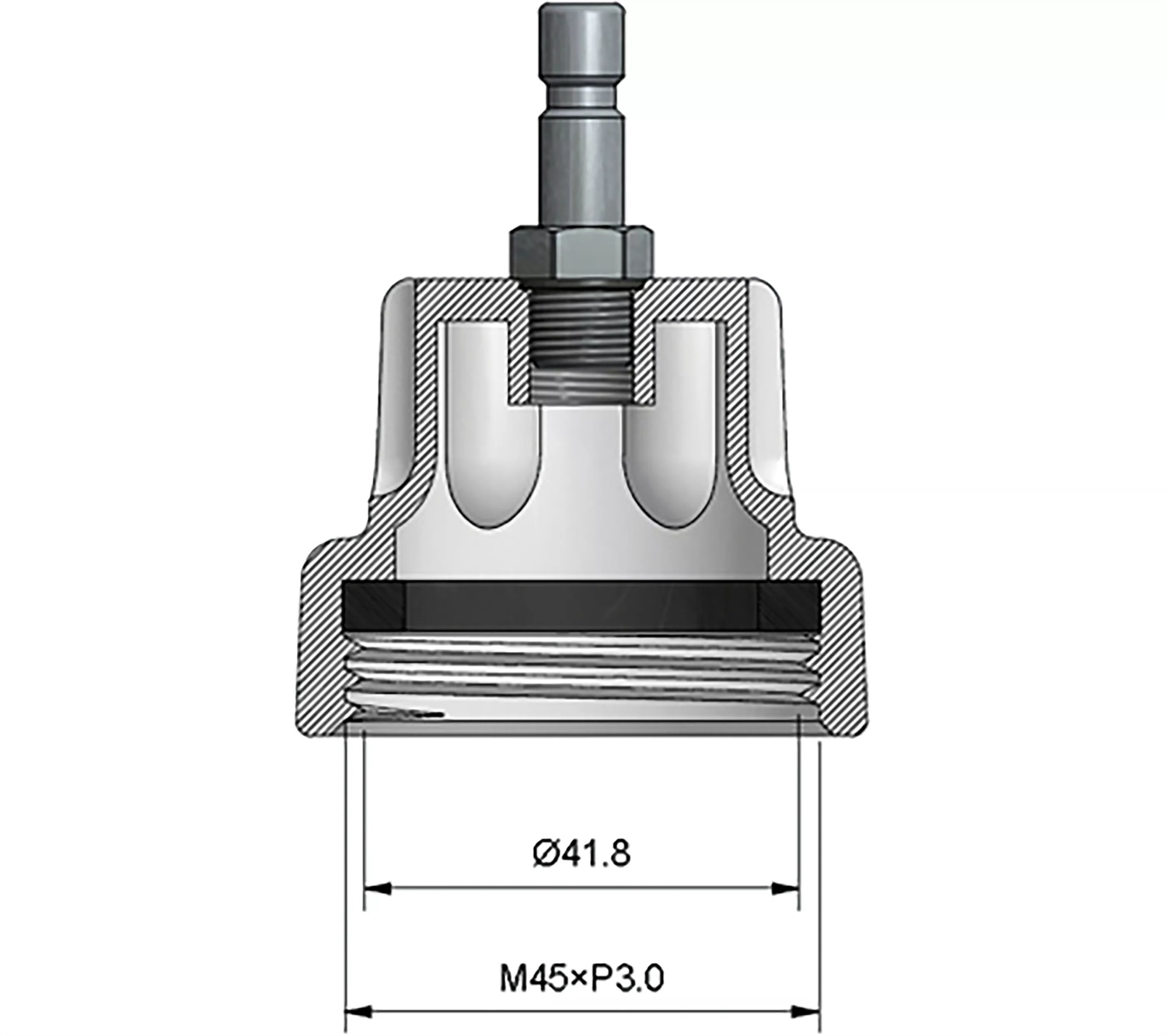 BGS technic Adaptor 22 for BGS 8027