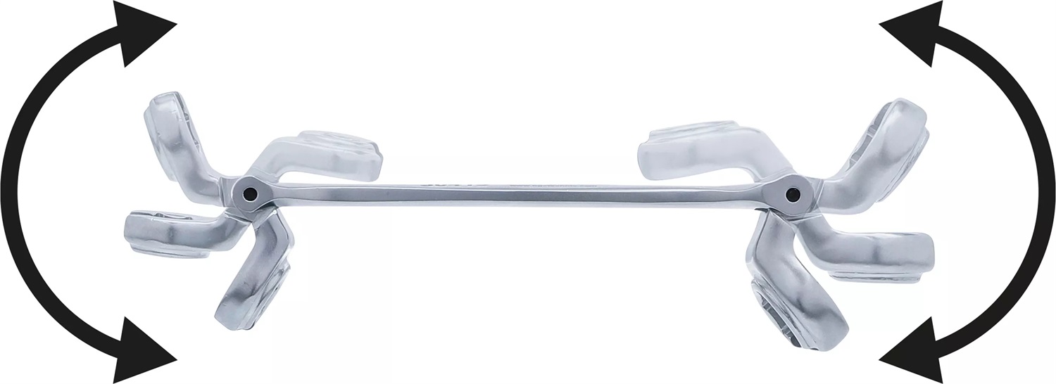 BGS Chiave aperta a doppio anello per tubi e giunti dei freni 10 x 12 mm in acciaio al cromo-vanadio