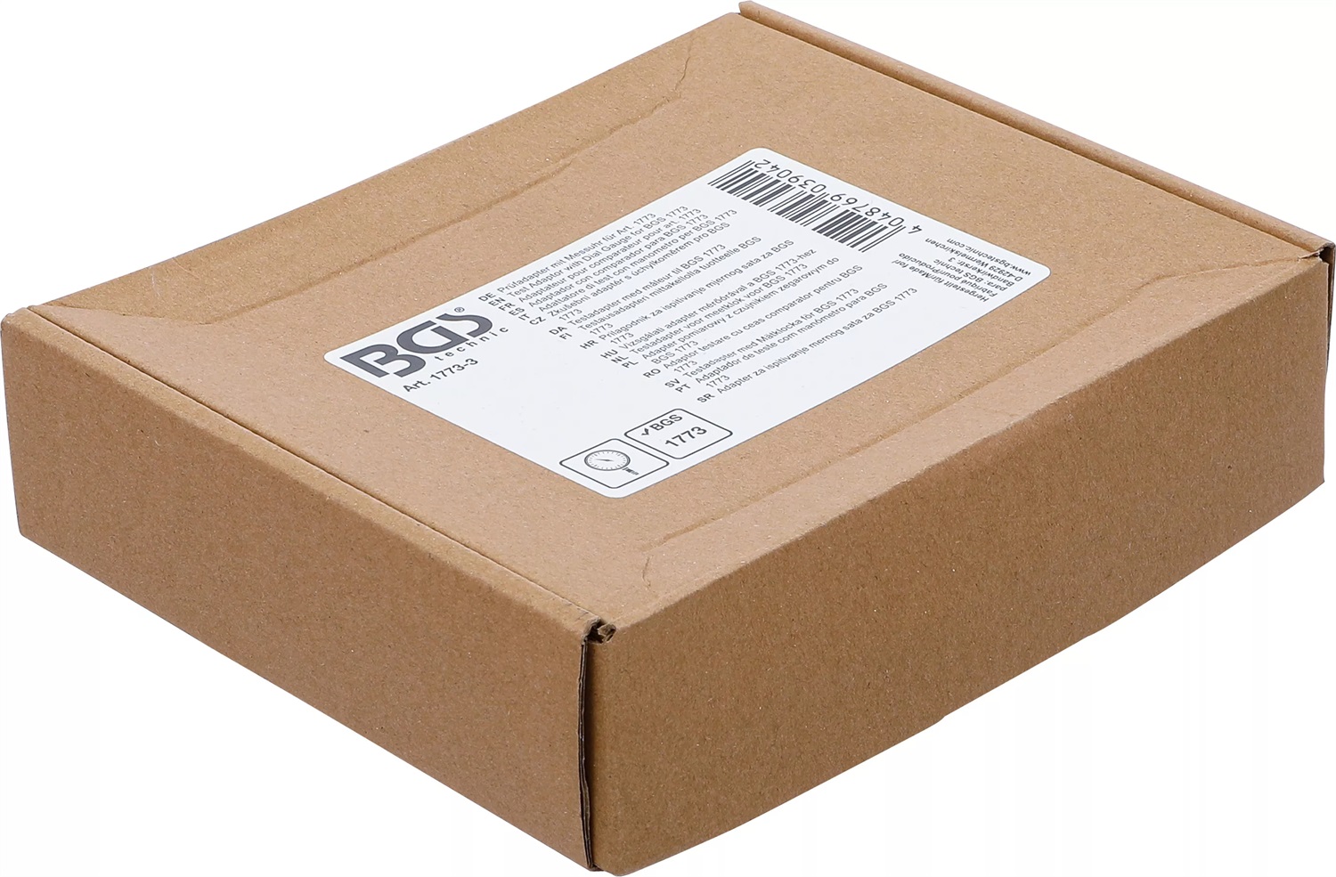 BGS Adattatore di prova con manometro e comparatore per BGS 1773 - Design robusto, qualità superiore, peso 450 g
