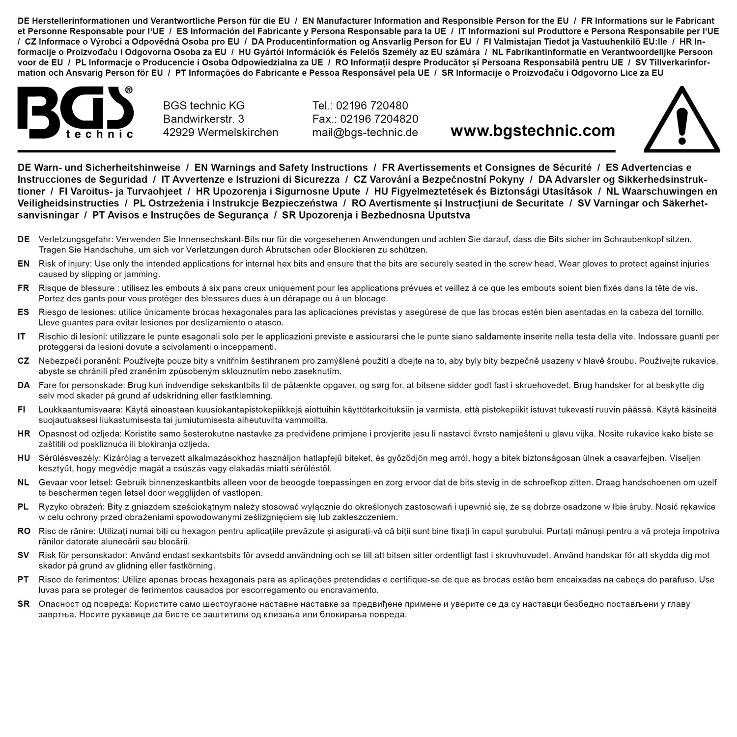 BGS Chiave a Bussola 20 mm (3/4