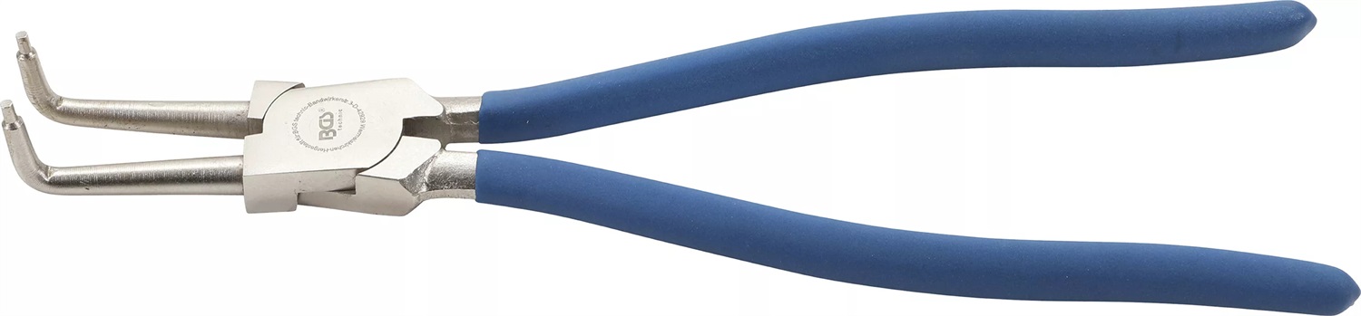 BGS Pinza per Anelli Seeger Piegata 300 mm - Manici Isolati e Antiscivolo, Apertura Massima 59 mm