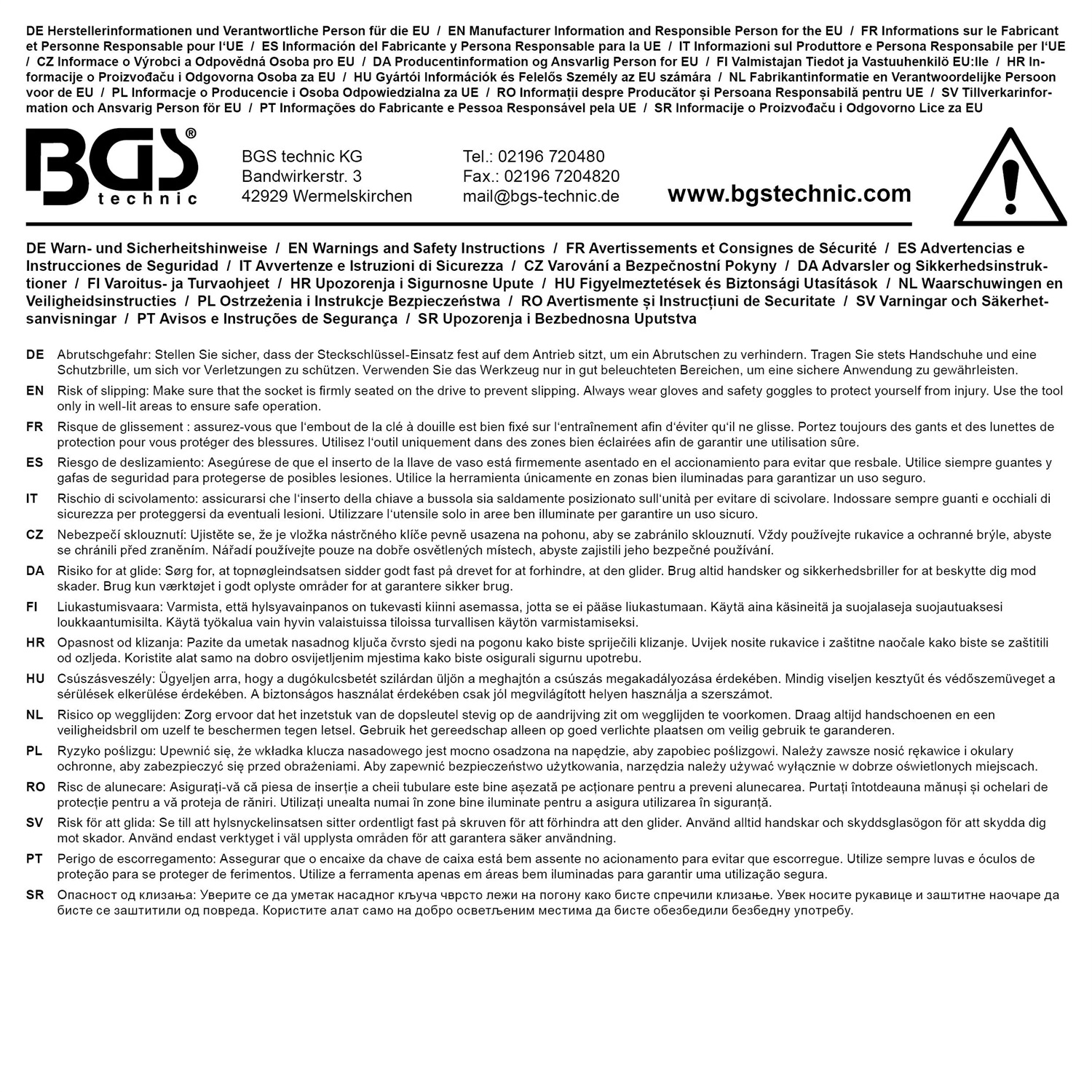 BGS technic Socket presa energia