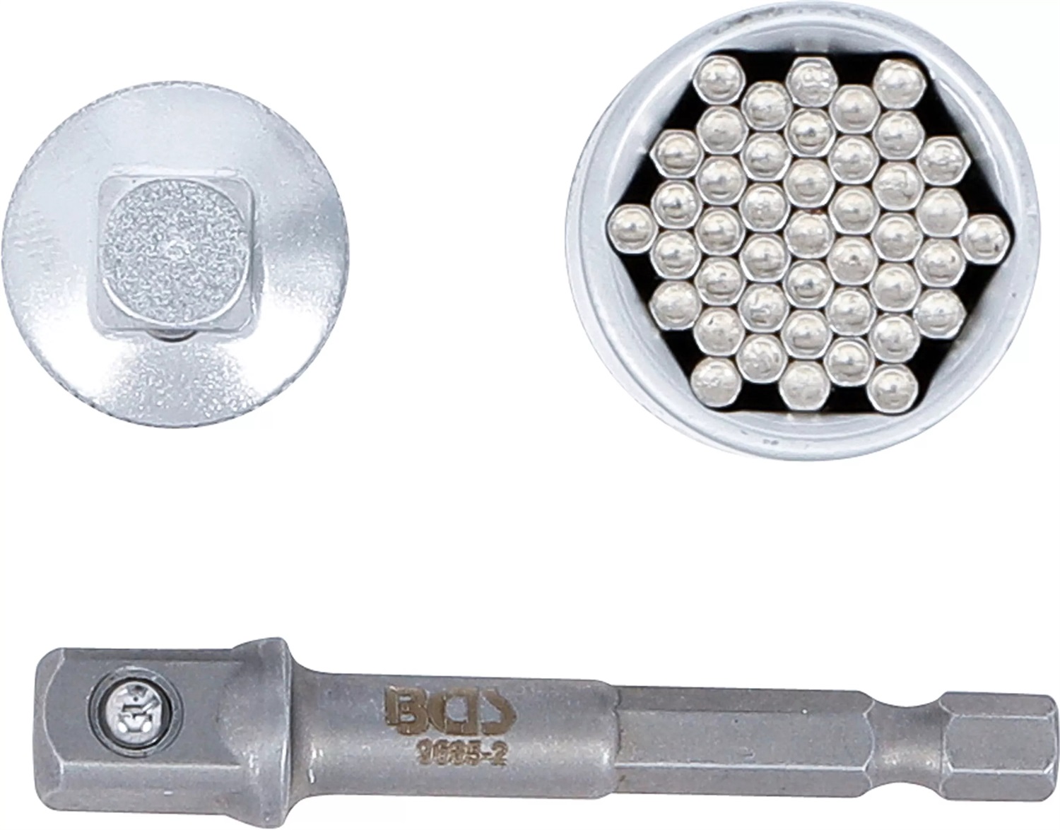 BGS Bussola Universale con Set di Adattatori - 10 mm (3/8