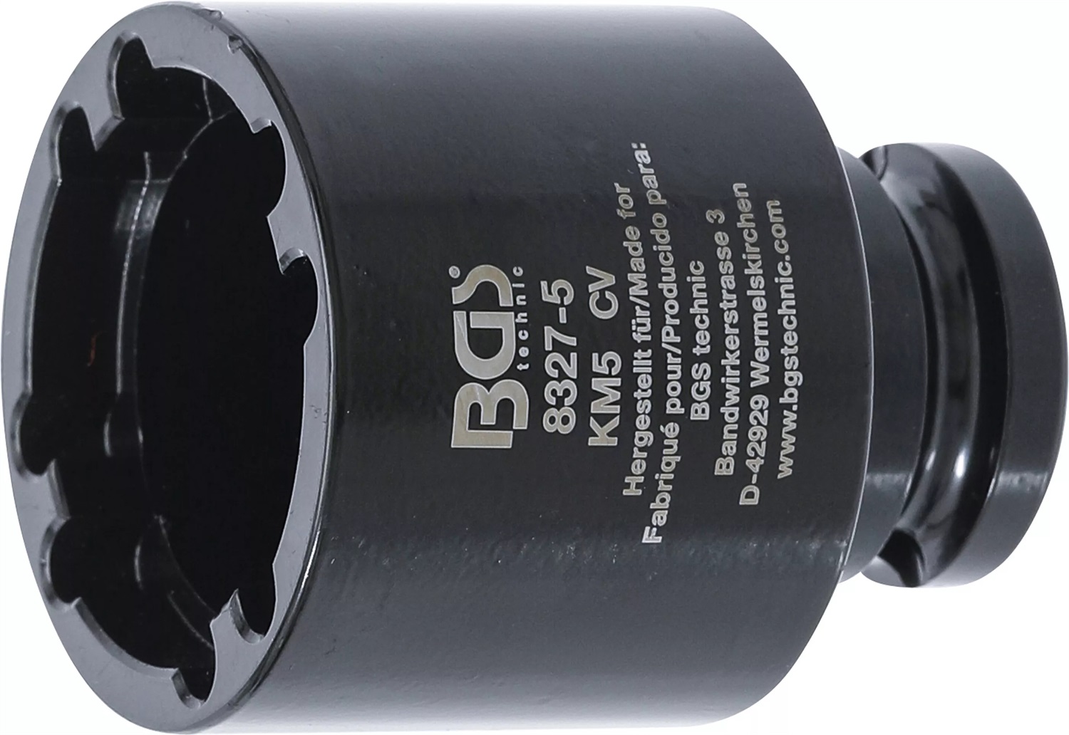 BGS technic Groove Nut Socket presa energia