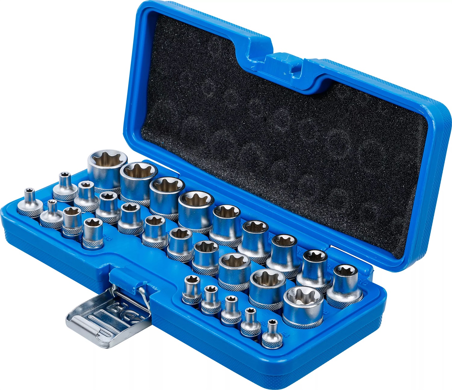 BGS technic BGS 70099 | Set di chiavi a bussola, profilo E | Attacco quadro 6,3 mm (1/4