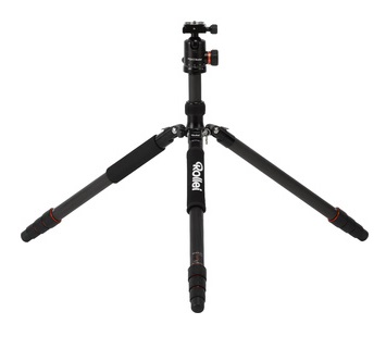 Rollei C6i Carbon - Treppiede Stabile in Carbonio, Altezza Massima 171,5 cm, Capacità di Carico fino a 12 kg, Utilizzabile come Monopiede