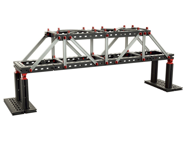 fischertechnik 536622 PROFI Mechanic & Static 2 - Kit di costruzione con 30 modelli e 1 motore, per bambini dai 9 anni