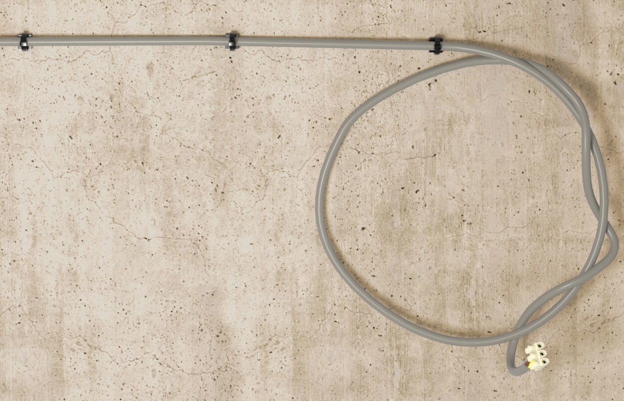 Fischer Fascetta Stringicavo Verde 2,5x150 mm in Nylon di Alta Qualità