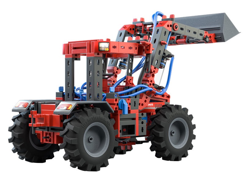 fischertechnik Profi Strong Pneumatics - Kit di Costruzione Pneumatico per Bambini dai 9 Anni, 6 Modelli, Colore Rosso