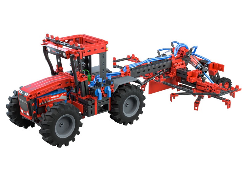 fischertechnik Profi Strong Pneumatics - Kit di Costruzione Pneumatico per Bambini dai 9 Anni, 6 Modelli, Colore Rosso