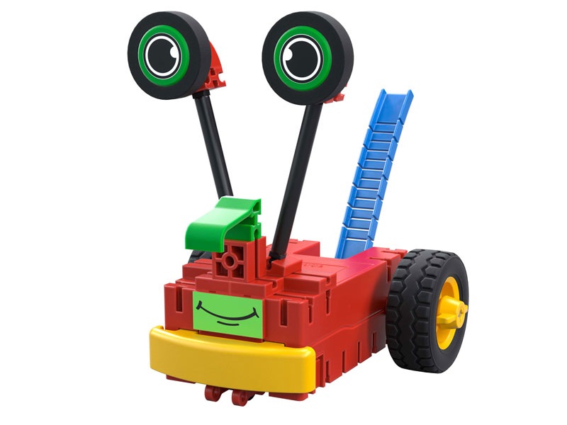 fischertechnik 559889 ROBOTICS Early Coding - kit costruzione per bambini dai 5 anni, set di esperimenti per 3 modelli di robot con motori e sensori
