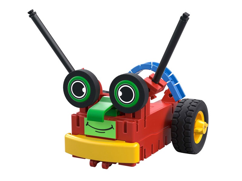 fischertechnik 559889 ROBOTICS Early Coding - kit costruzione per bambini dai 5 anni, set di esperimenti per 3 modelli di robot con motori e sensori