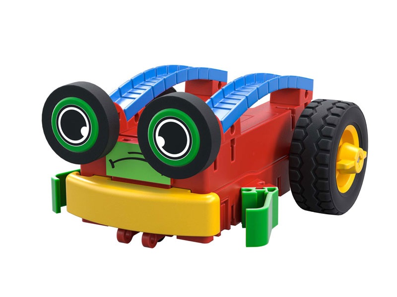 fischertechnik 559889 ROBOTICS Early Coding - kit costruzione per bambini dai 5 anni, set di esperimenti per 3 modelli di robot con motori e sensori