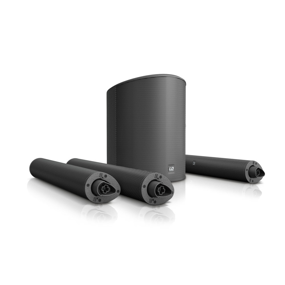 LD Systems MAUI 5 - Sistema PA a colonne ultra-portatile con mixer, Bluetooth e 800 Watt di potenza