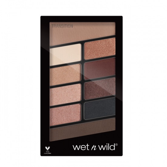 Wet n Wild Color Icon 10 Pan Palette - Ombretti Occhi Makeup 10 Colori, Mix di Finish Opaco e Satinato, Tenuta Estrema, Facile da Sfumare, Vegan - Nude Awakening