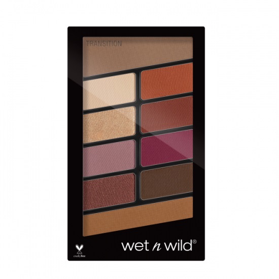 Wet n Wild Color Icon 10 Pan Palette Ombretti 8,5 g - Rosé in the Air, 10 Tonalità Opache e Satinato