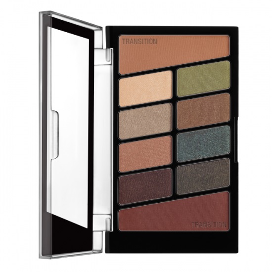 Wet n Wild Color Icon 10 Pan Palette Ombretti 8,5 g - Comfort Zone, 10 Colori con Finish Shimmer e Matte, Facile da Sfumare, Vegan