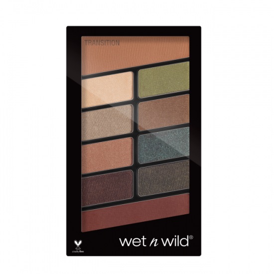 Wet n Wild Color Icon 10 Pan Palette Ombretti 8,5 g - Comfort Zone, 10 Colori con Finish Shimmer e Matte, Facile da Sfumare, Vegan