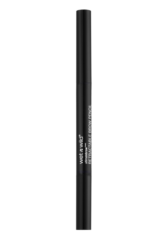 Wet n Wild Ultimate Brow Retractable - Matita per Sopracciglia con Punta Triangolare, Colore Medium Brown, 0.2g, Cruelty Free