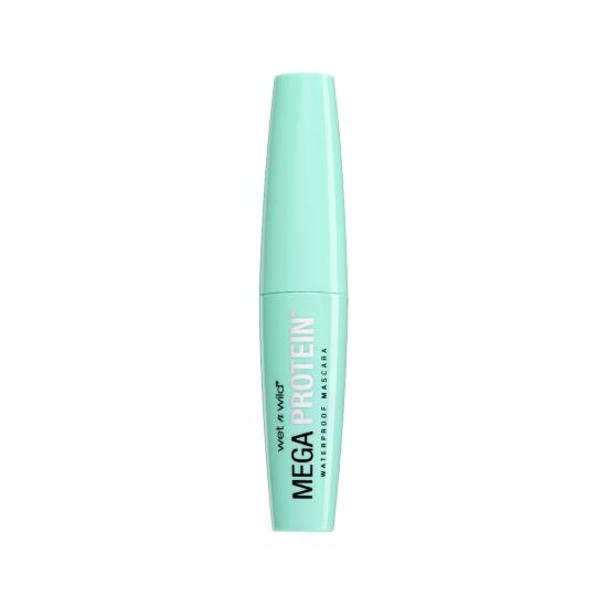 Wet n Wild Mega Protein Waterproof Mascara Very Black - 6 ml, Allungante e Voluminoso con Formula a Rapida Stratificazione e Pennello a Spirale Soffice