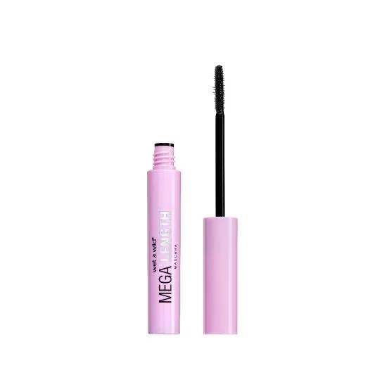Wet n Wild Mega Length Mascara Allungante e Definente Very Black - 6 ml con Formula Idratante e Pennello di Precisione