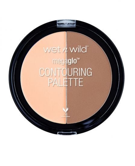 Wet n Wild MegaGlo Contouring Palette 12,5 g - Tonalità Dulce De Leche, Duo di Polveri per Contouring