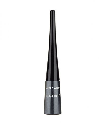 Wet n Wild MegaLiner Eyeliner Liquido 3,5 ml Black - Pigmento ad alta definizione con applicatore flessibile