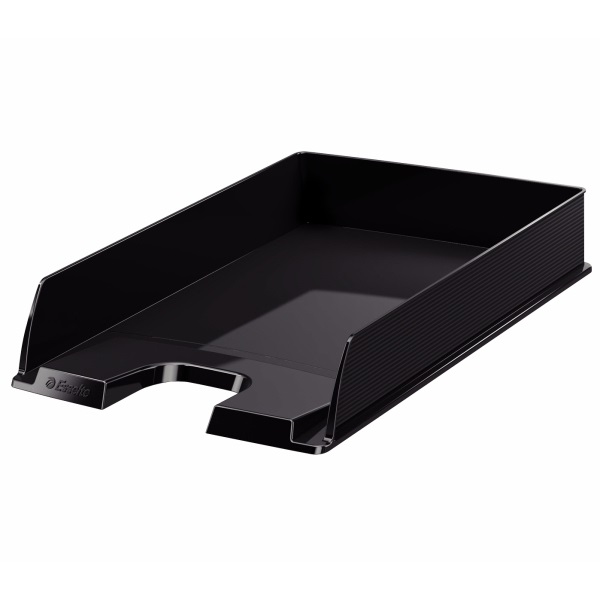 Esselte Portacorrispondenza Europost Nero - 35 x 25,4 x 6,1 cm, Resistente e Pratico (conf. 10)