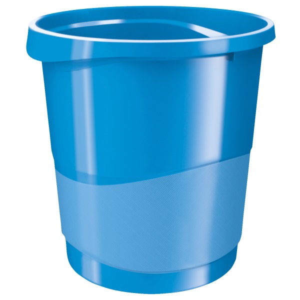 Esselte Cestino Gettacarte Europost VIVIDA - 25,8 x 28,5 cm - Altezza 32,2 cm - Capacità 14 L - Blu