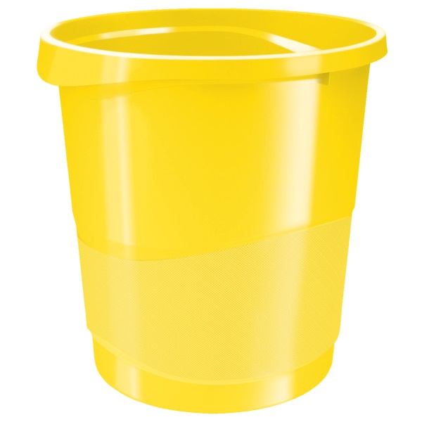 Esselte Cestino Gettacarte Europost VIVIDA - 25,8 x 28,5 cm - Altezza 32,2 cm - Capacità 14 L - Giallo
