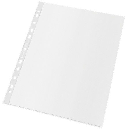 Esselte Buste a Perforazione Universale 22x30 cm in Polipropilene Riciclato 100% Antiriflesso - Confezione da 50 Pezzi