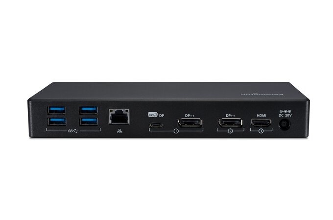 Kensington SD4850P Docking Station USB tipo-C per Dispositivo Mobile, Nero, Supporto Fino a 3 DisplayPort